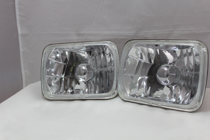 One Pair of 6x7 Inch Rectangle Elite Diamond No Halo Headlights with NovaStar GX LED Bulbs - Image 6