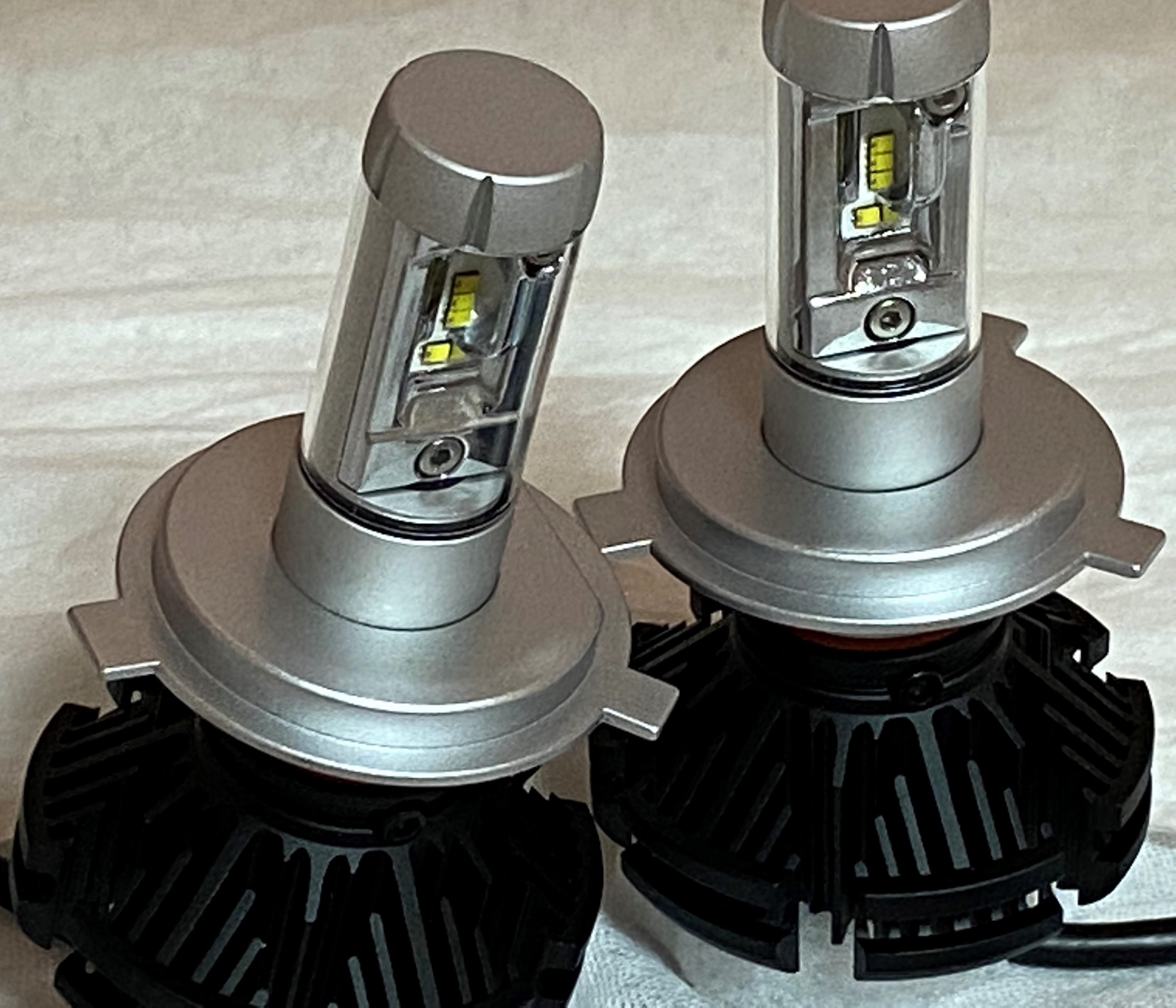 One Pair of 6x7 Inch Rectangle Elite Diamond No Halo Headlights with NovaStar GX LED Bulbs - Image 13