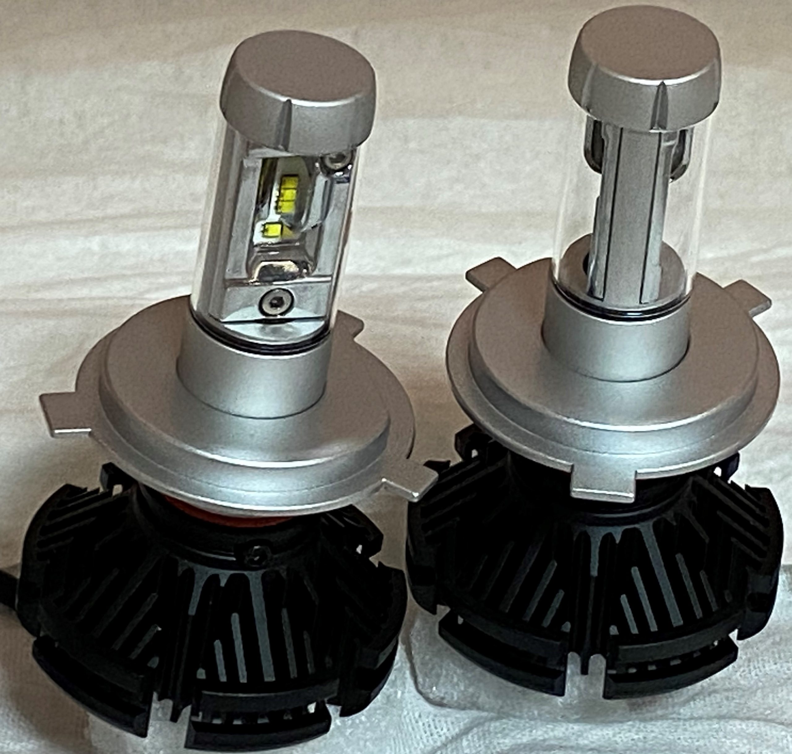 One Pair of 4x6 Inch Rectangle Elite Diamond No Halo Headlights with NovaStar Gx LED Bulbs - Image 11