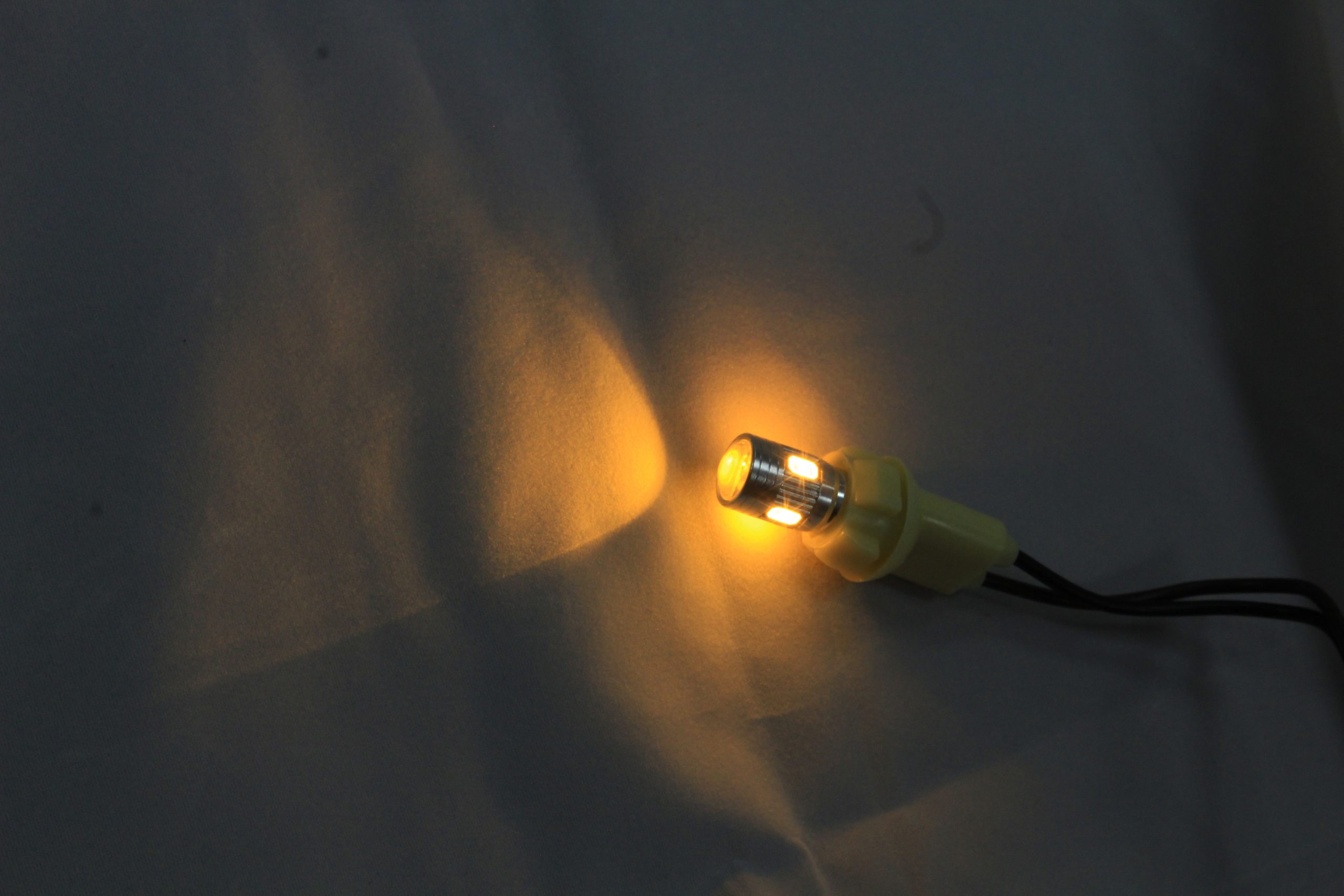 BA9S LED Bulb replacement (Amber) Two bulbs - Image 2