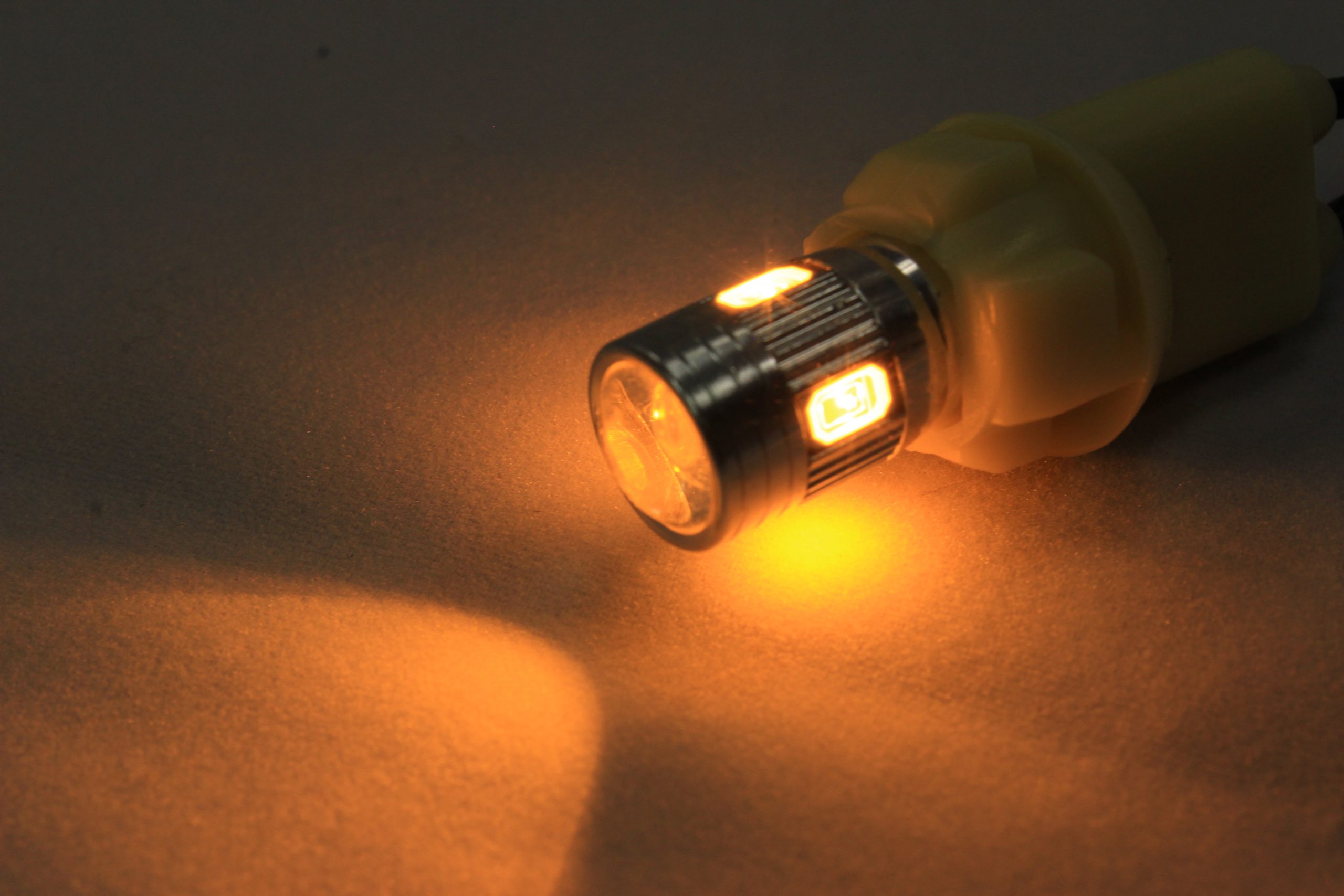 BA9S LED Bulb replacement (Amber) Two bulbs - Image 4