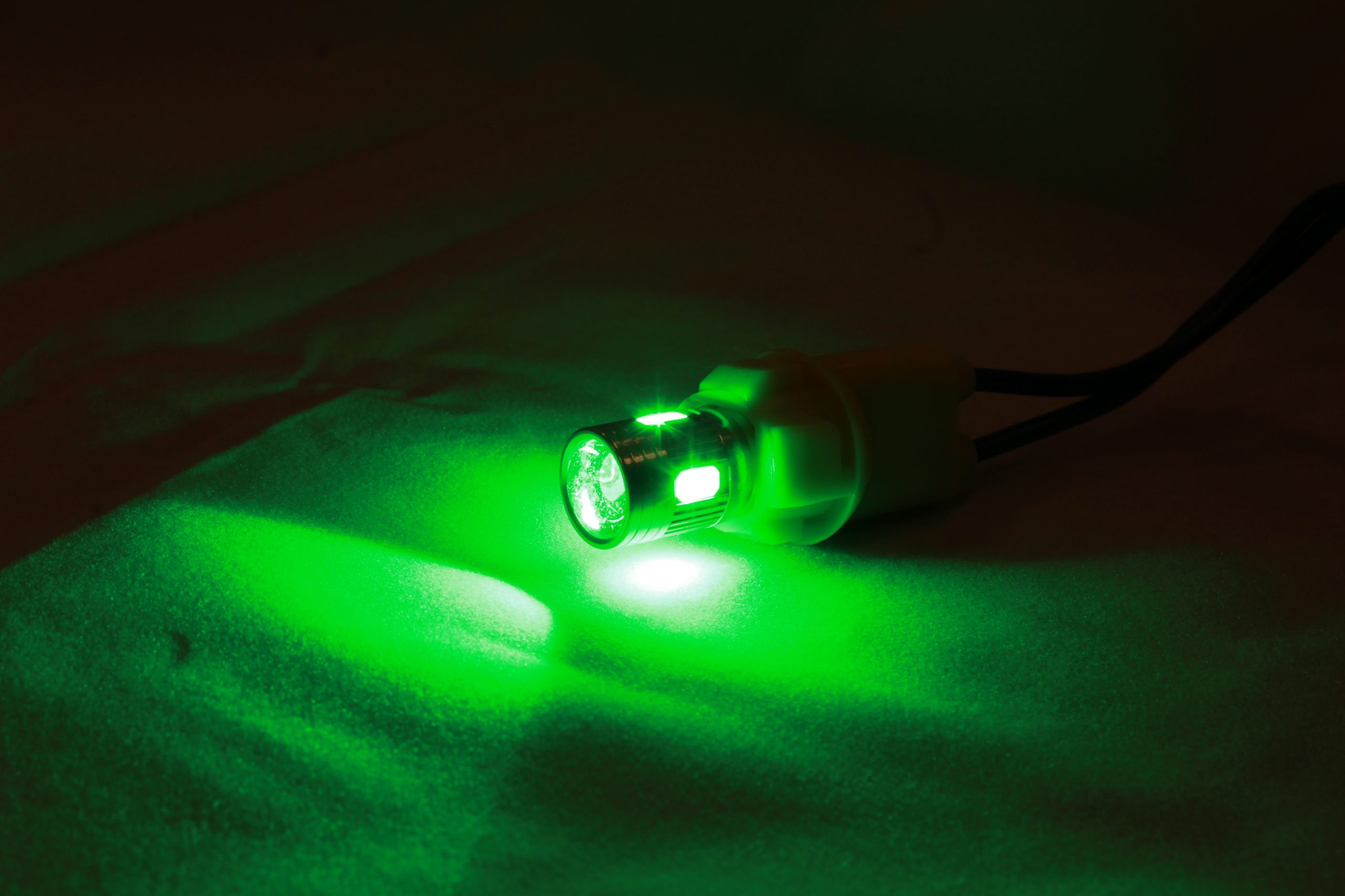 T10 LED Bulb replacement (Green) Two bulbs - Image 5