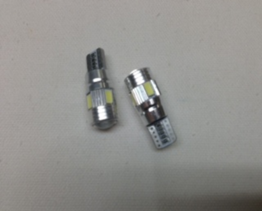 T10 LED Bulb replacement (White) Two Bulbs - Image 2