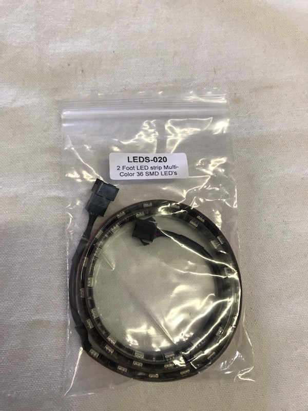 Two-foot Multi-Color Light ‘Em Up™ LED Strip. One strip.