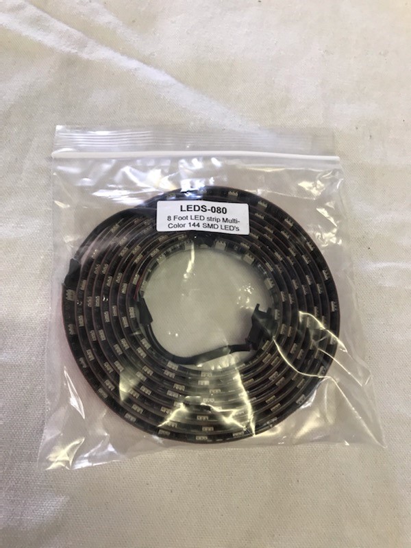 Eight-foot Multi-Color Light ‘Em Up™ LED Strip . One strip.