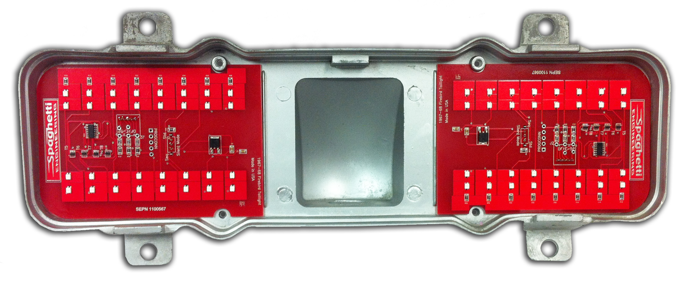1967-68 Pontiac Firebird Sequential LED Taillight Panel Kit - Image 2