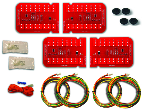 1967-68 Pontiac Firebird Sequential LED Taillight Panel Kit - Image 3